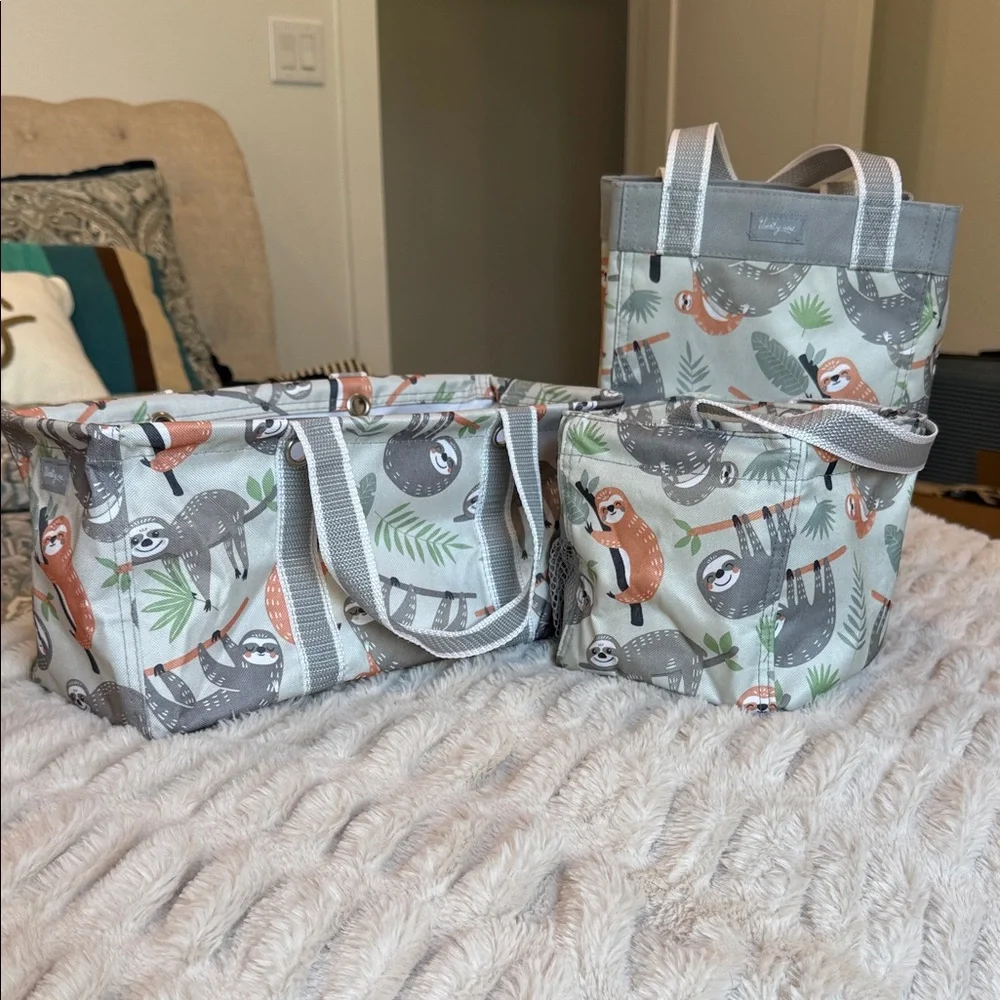 Sloth Hangout Storage Set - Thirty One Gifts - Picture 1 of 5